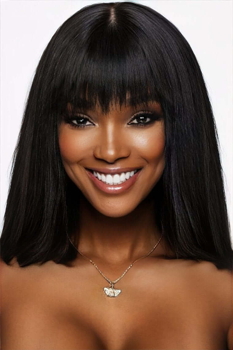 Straight Bob Bang Wig