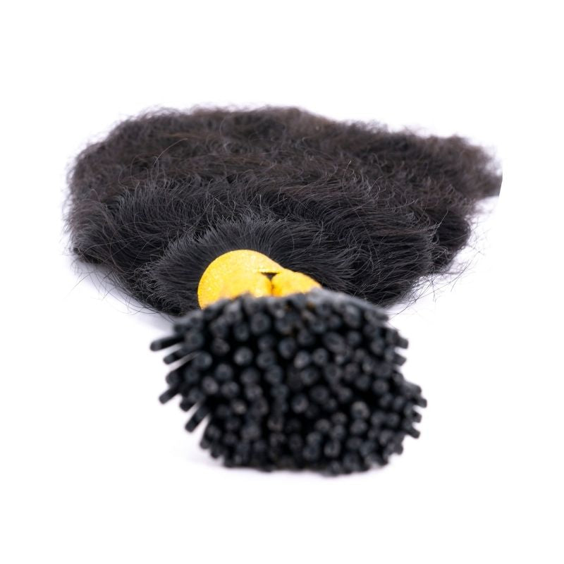 Indian Curly I-Tip - Qaidence Hair Collection