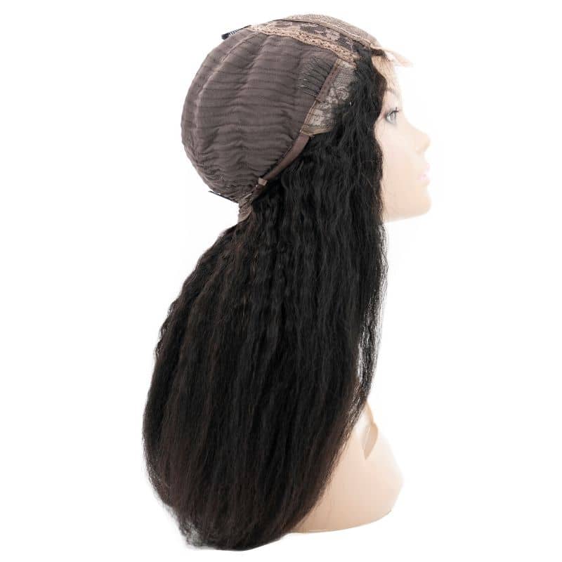 Kinky Straight Closure Wig - Qaidence Hair Collection