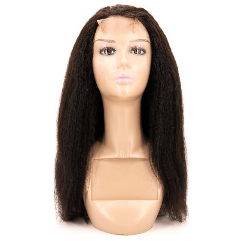 Kinky Straight Closure Wig - Qaidence Hair Collection