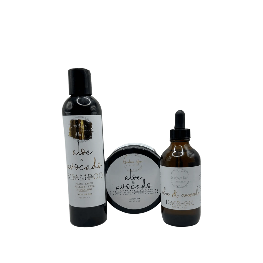 Aloe & Avocado Hair Bundle - Qaidence Hair Collection