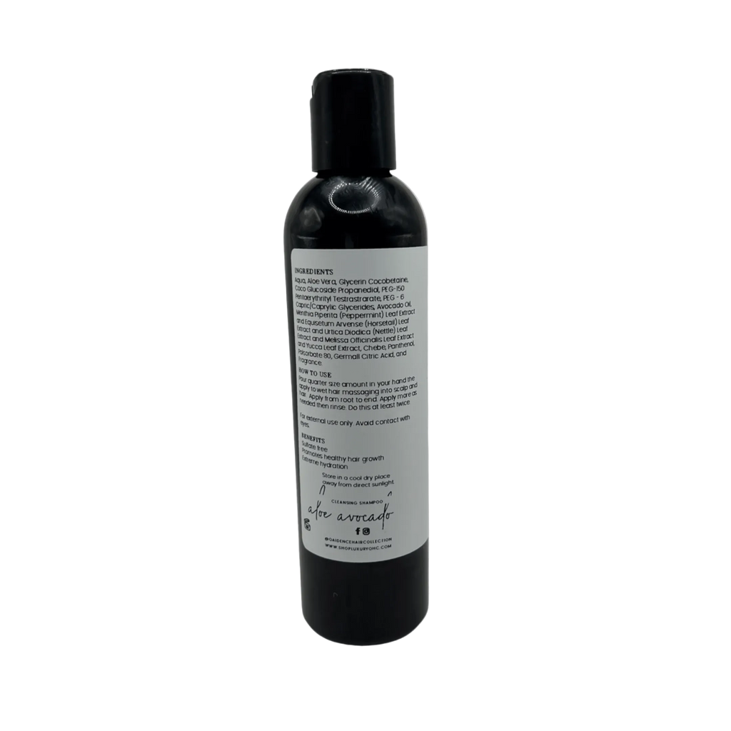 Aloe & Avocado Shampoo - Qaidence Hair Collection