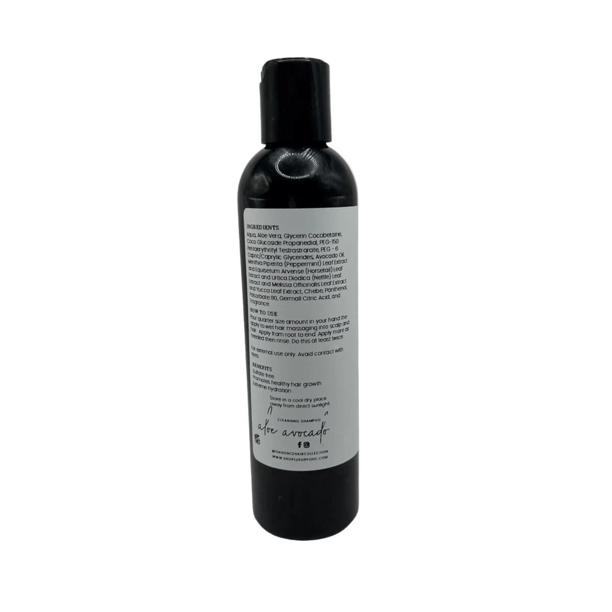 Aloe & Avocado Shampoo - Qaidence Hair Collection