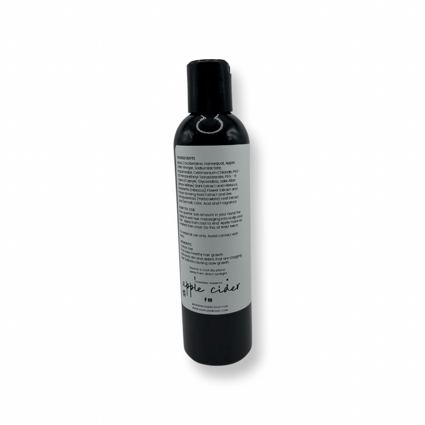 Apple Cider Vinegar Shampoo - Qaidence Hair Collection