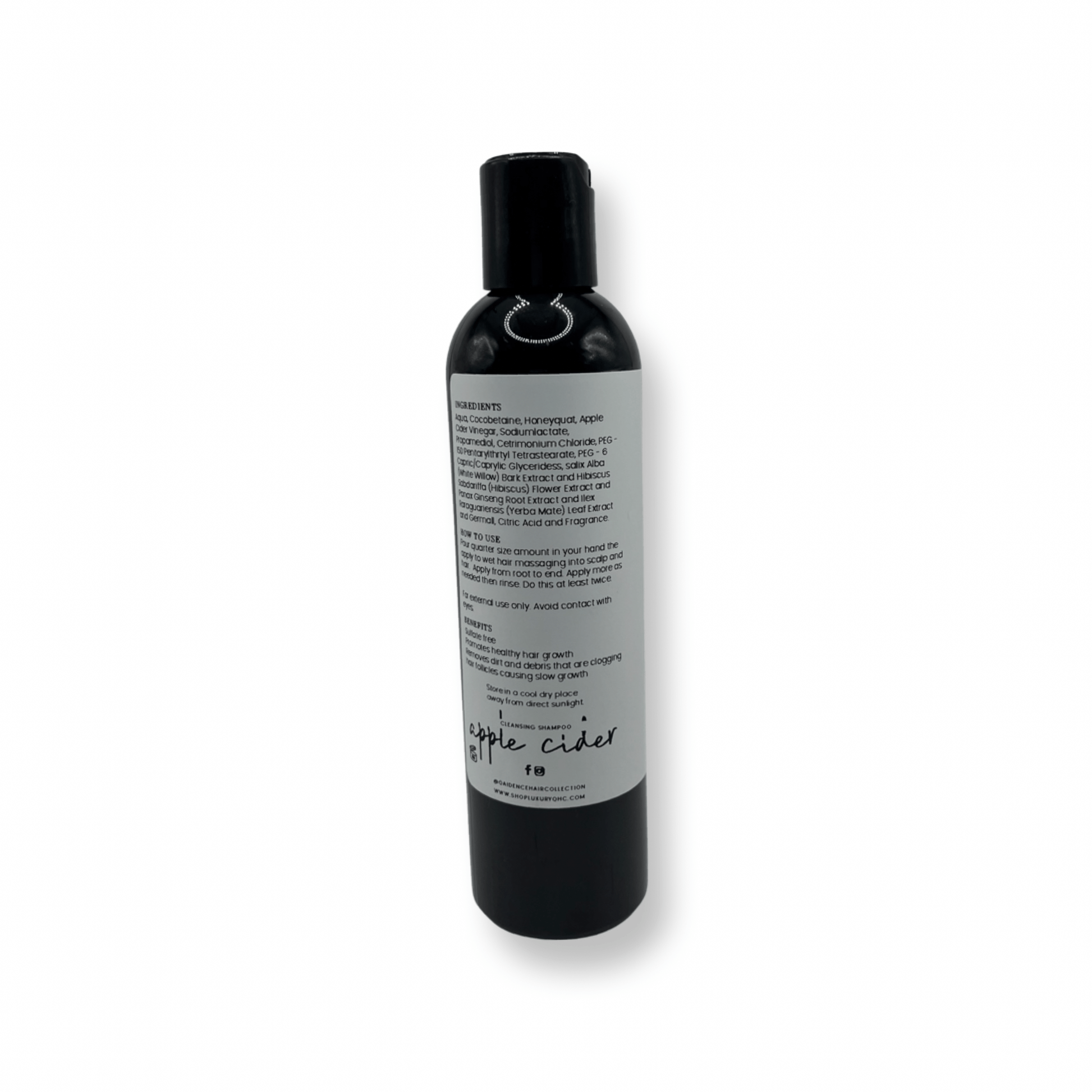 Apple Cider Vinegar Shampoo - Qaidence Hair Collection
