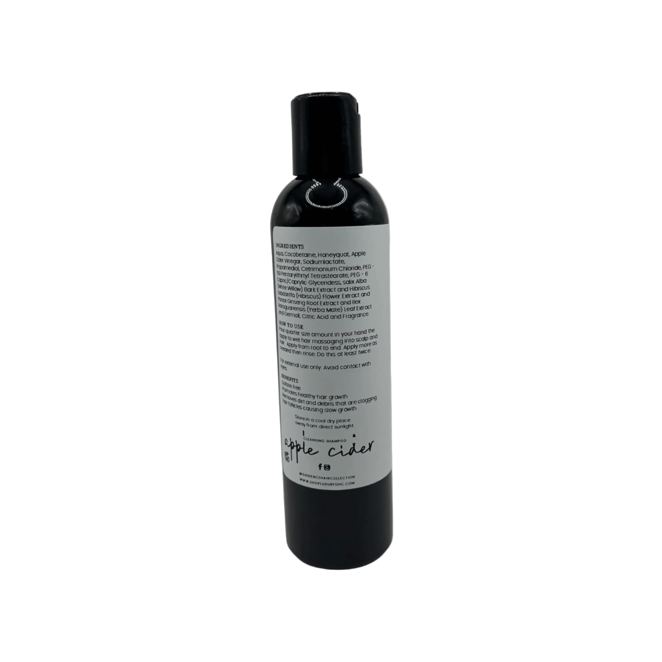Apple Cider Vinegar Shampoo - Qaidence Hair Collection
