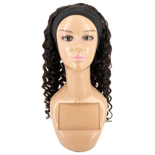 Deep Wave Headband Wig - Qaidence Hair Collection