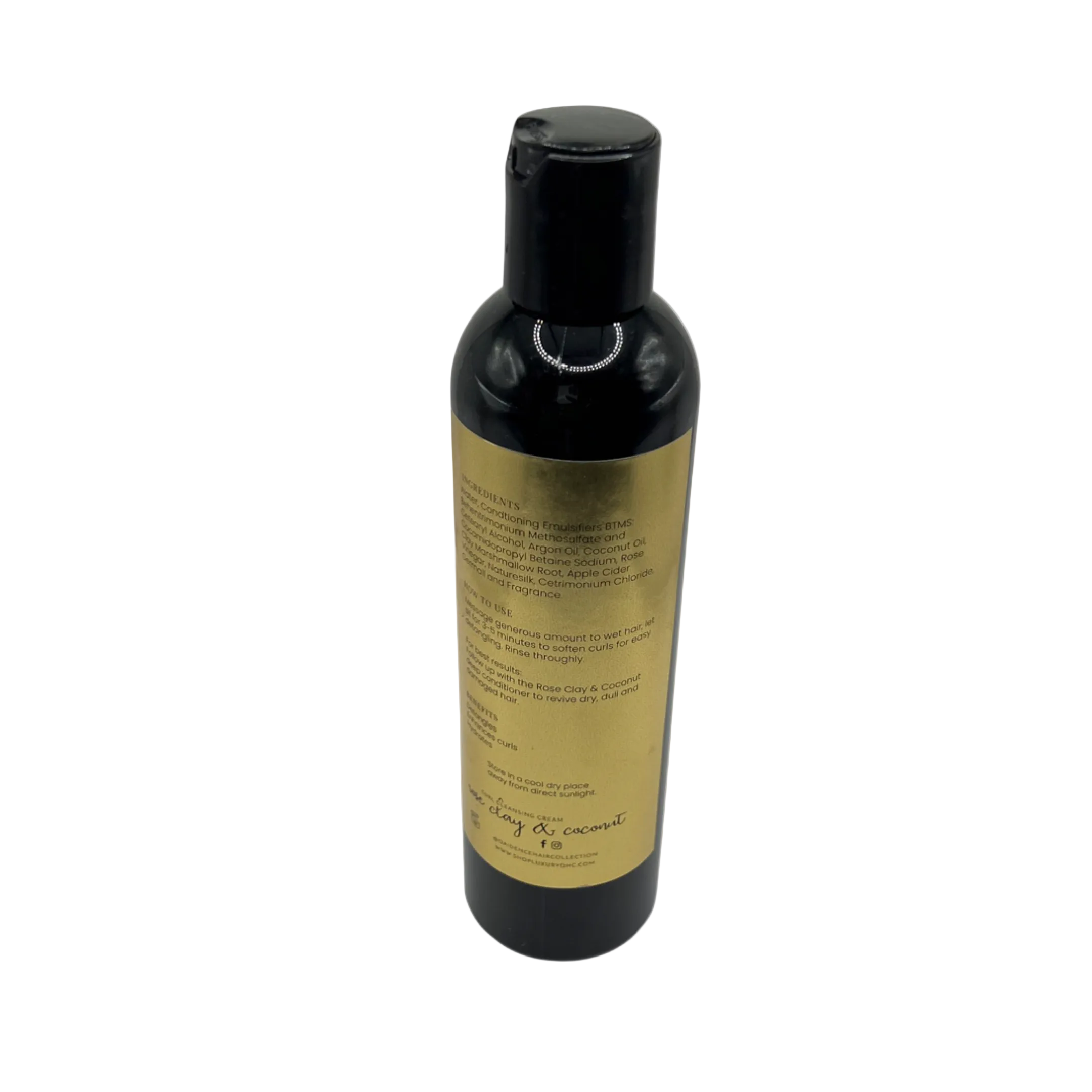 Rose Clay & Coconut Curl Cleansing Cream - Qaidence Hair Collection