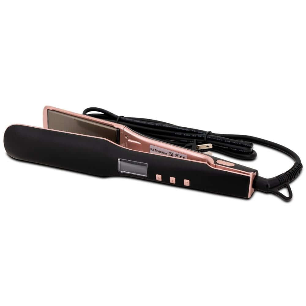 Black Titanium Flat Iron - Qaidence Hair Collection
